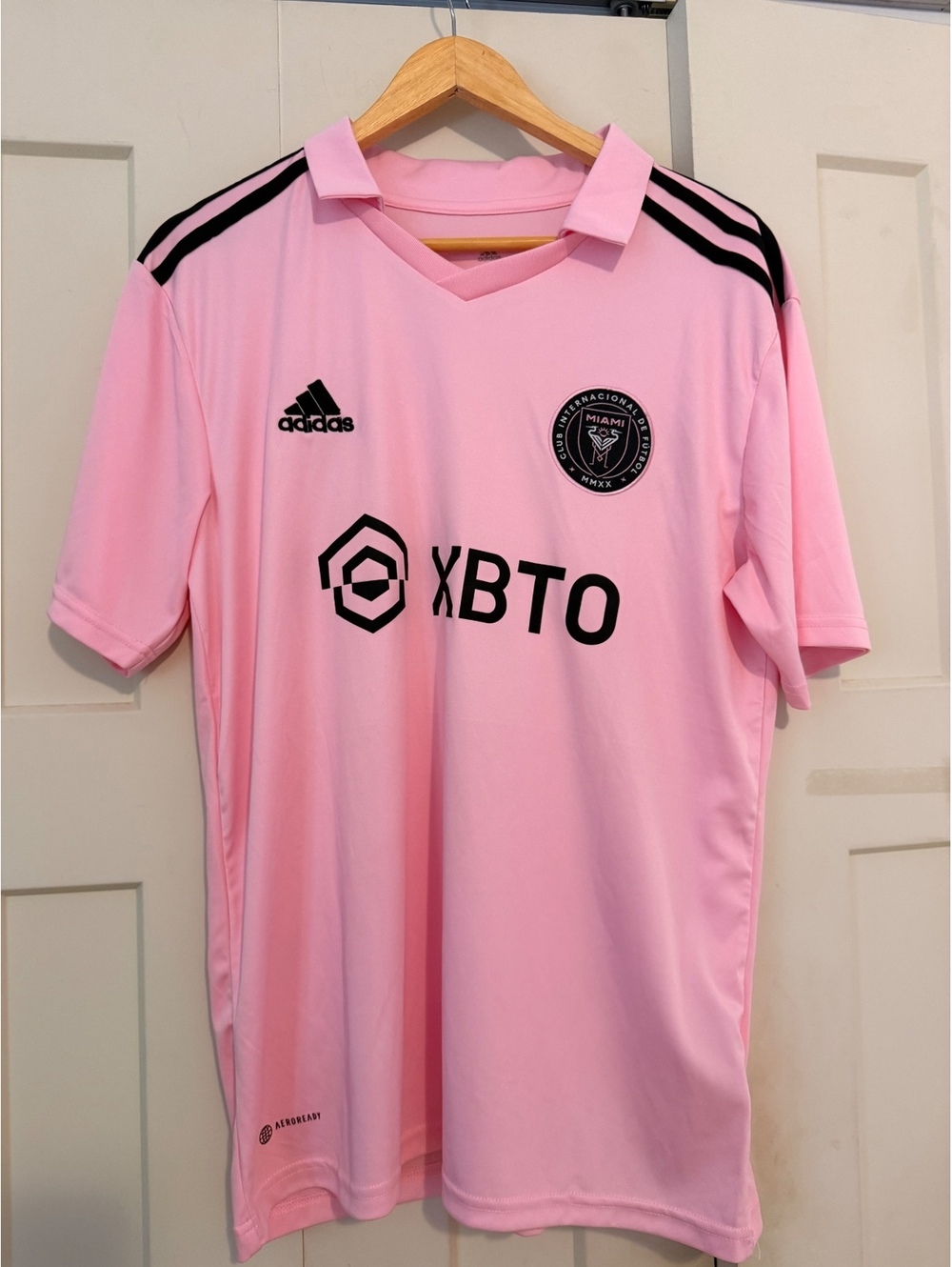 Adidas Inter Miami CF pink jersey shirt size Large -  Messi - 10 [COPY]